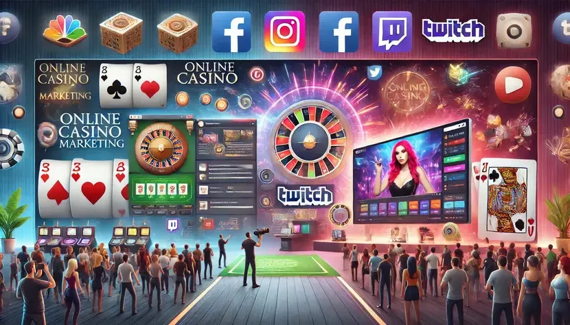 sociale media online casinos