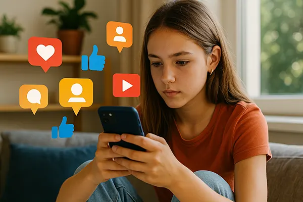 comportamiento online joven