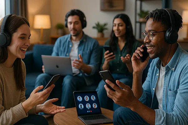 Twitter Spaces interface