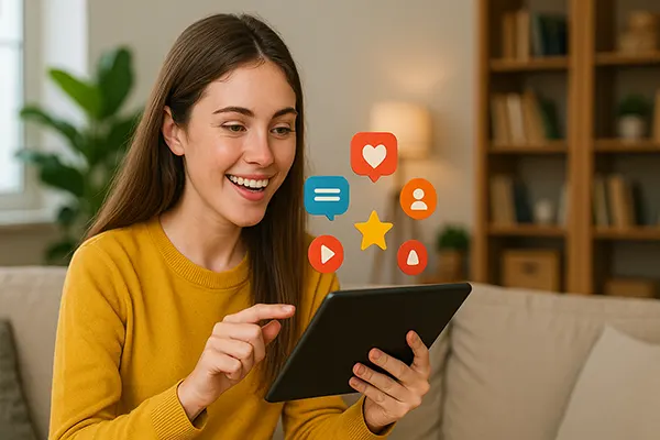 visibilidad de contenido