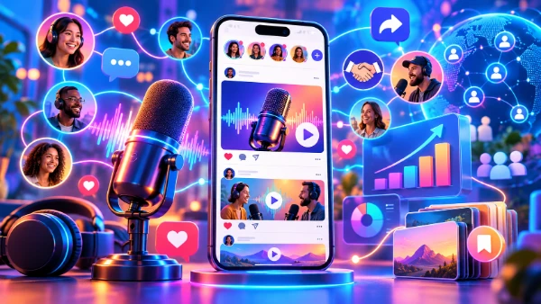 Funzionalità promozionali per podcast